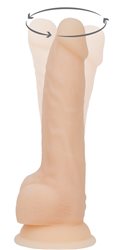 NAKED ADDICTION ROTATING & VIBRATING DONG