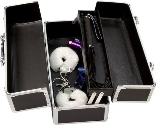 LOCKABLE VIBRATOR CASE BLACK LARGE