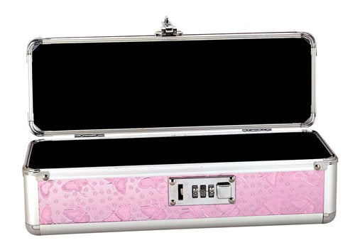 LOCKABLE VIBRATOR CASE PINK SMALL