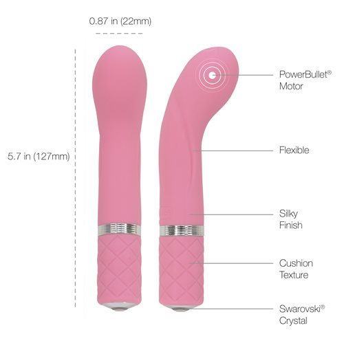 PILLOW TALK RACY VIBE W/ SWAROVSKI CRYSTAL PINK
