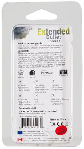 POWER BULLET BREEZE 3.5 BLACK "