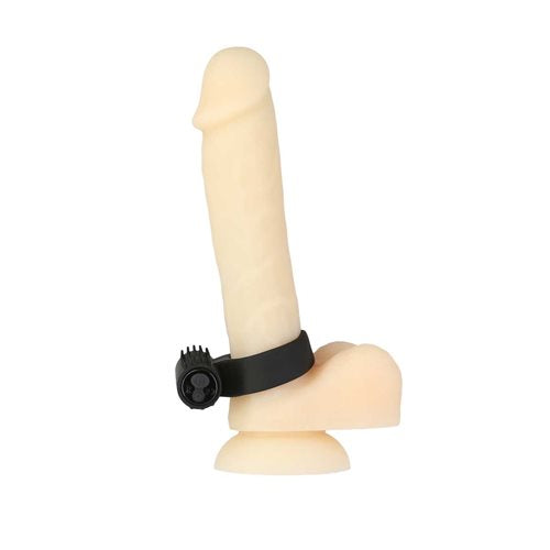 POWER BULLET COSMIC COCK RING W/ BULLET BLACK
