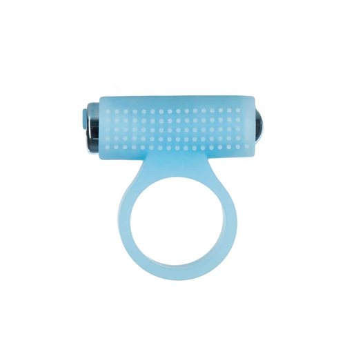 POWER BULLET COSMIC COCK RING W/ BULLET GLOW IN THE DARK