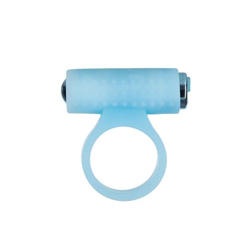 POWER BULLET COSMIC COCK RING W/ BULLET GLOW IN THE DARK