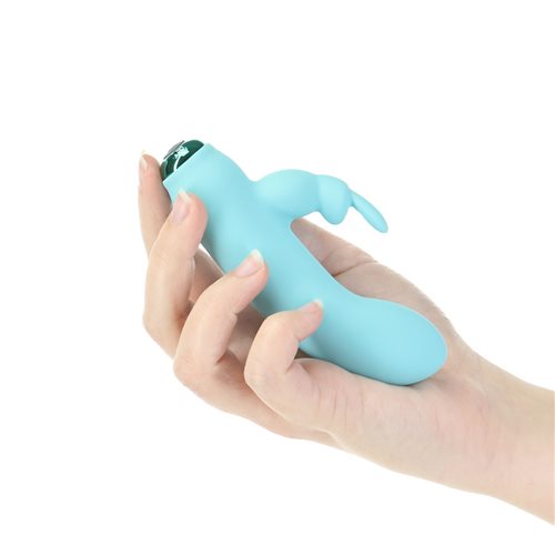 POWER BULLET ALICES BUNNY 4IN 10 FUNCTION BULLET TEAL