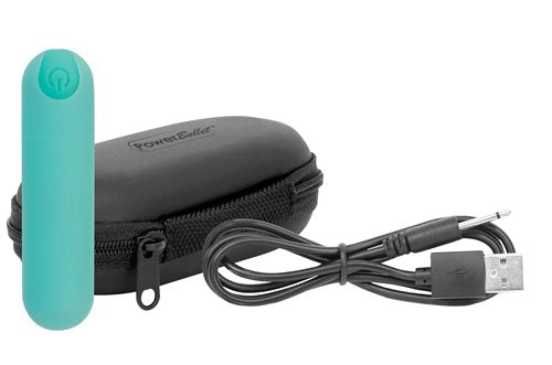 POWER BULLET ESSENTIAL 3.5IN RECHARGEABLE TEAL