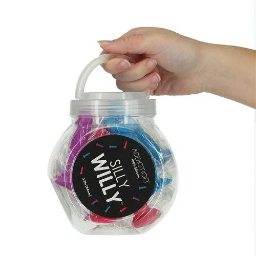 ADDICTION SILLY WILLY 3.3IN MINI DONGS 12PC DISPLAY