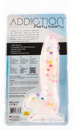 ADDICTION 100% PARTY MARTY 7.5 IN FROST & CONFETTI