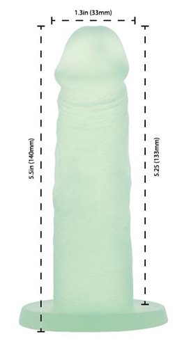 ADDICTION COCKTAILS 5.5 SILICONE DONG MINT MOJITO "
