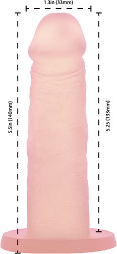 ADDICTION COCKTAILS 5.5 SILICONE DONG PEACH BELLINI "