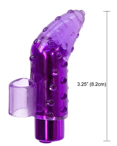 RECHARGEABLE FRISKY FINGER MASSAGER PURPLE