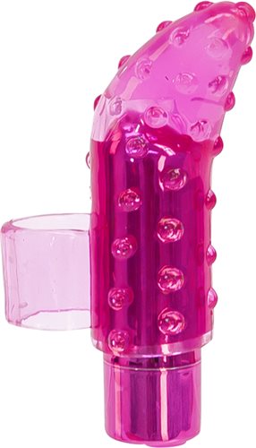 RECHARGEABLE FRISKY FINGER MASSAGER PINK