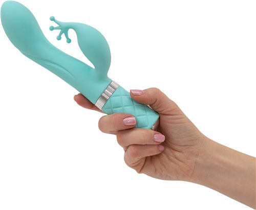 PILLOW TALK KINKY CLITORAL W/ SWAROVSKI CRYSTAL TEAL