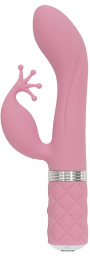PILLOW TALK KINKY CLITORAL W/ SWAROVSKI CRYSTAL PINK