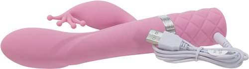 PILLOW TALK KINKY CLITORAL W/ SWAROVSKI CRYSTAL PINK