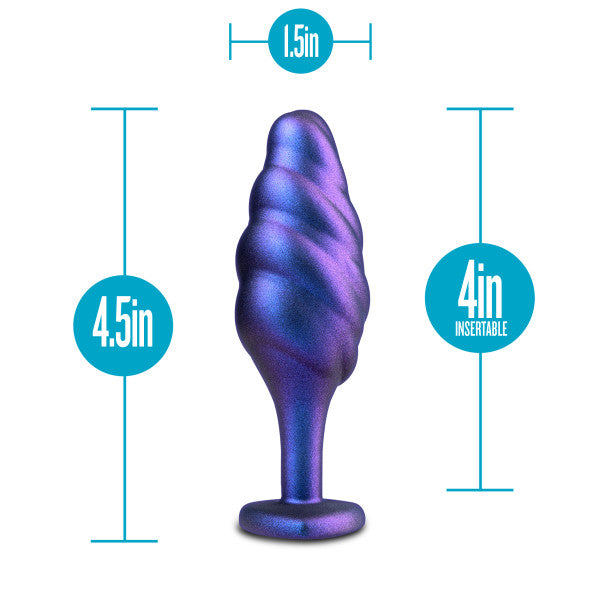 ANAL ADVENTURES MATRIX BUMPED BLING PLUG SAPPHIRE