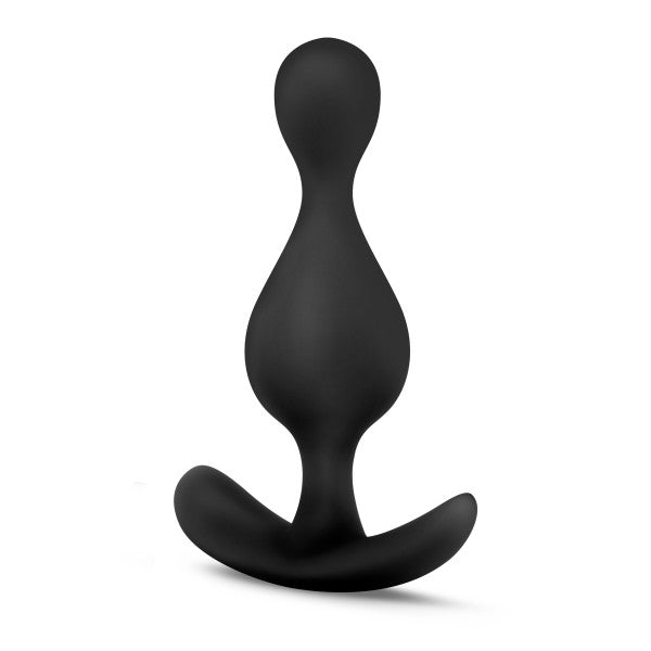 ANAL ADVENTURES PLATINUM WAVE PLUG BLACK
