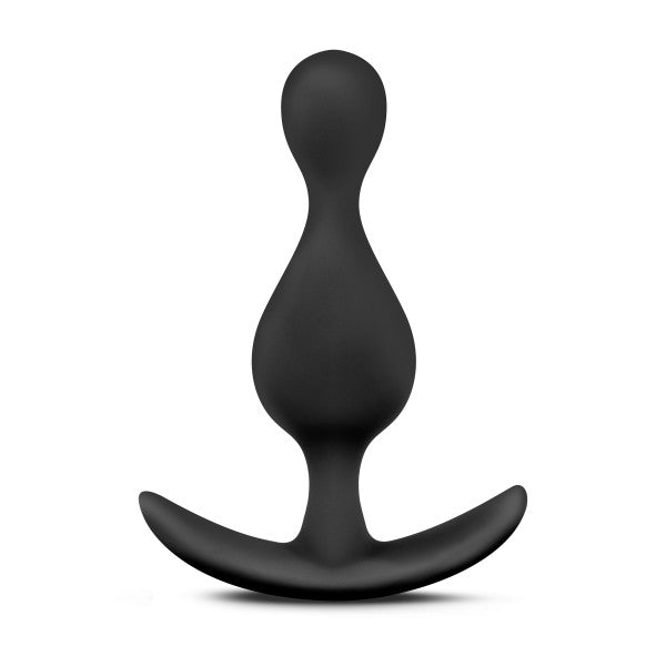 ANAL ADVENTURES PLATINUM WAVE PLUG BLACK