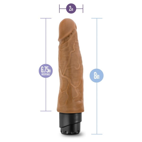 DR SKIN COCK VIBE #14 8 MOCHA "