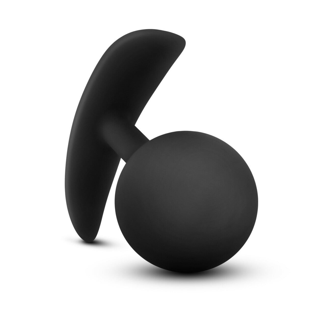ANAL ADVENTURES PLATINUM SILICONE VIBRA PLUG BLACK