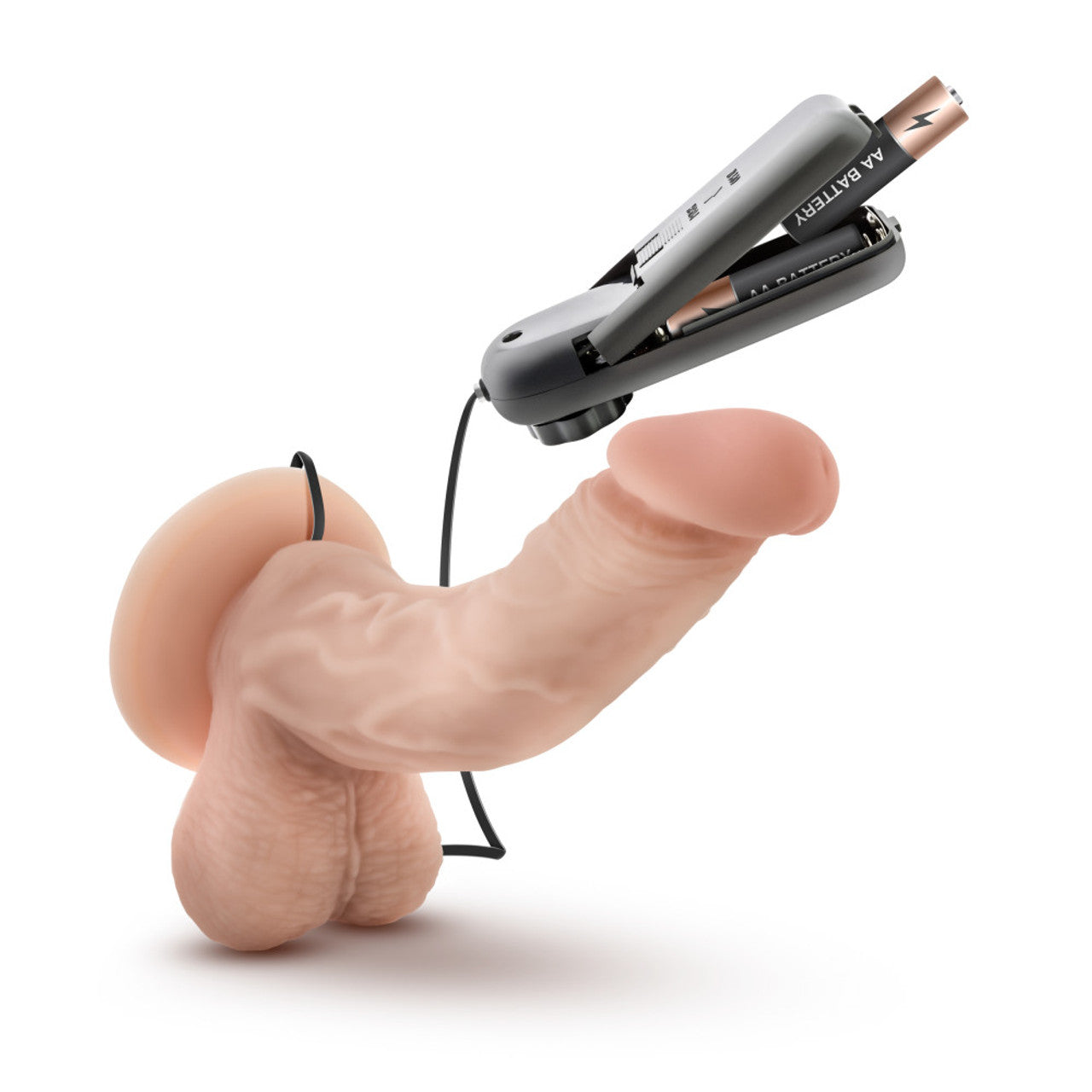 DR SKIN DR KEN 6.5IN VIBRATING COCK W/ SUCTION CUP VANILLA