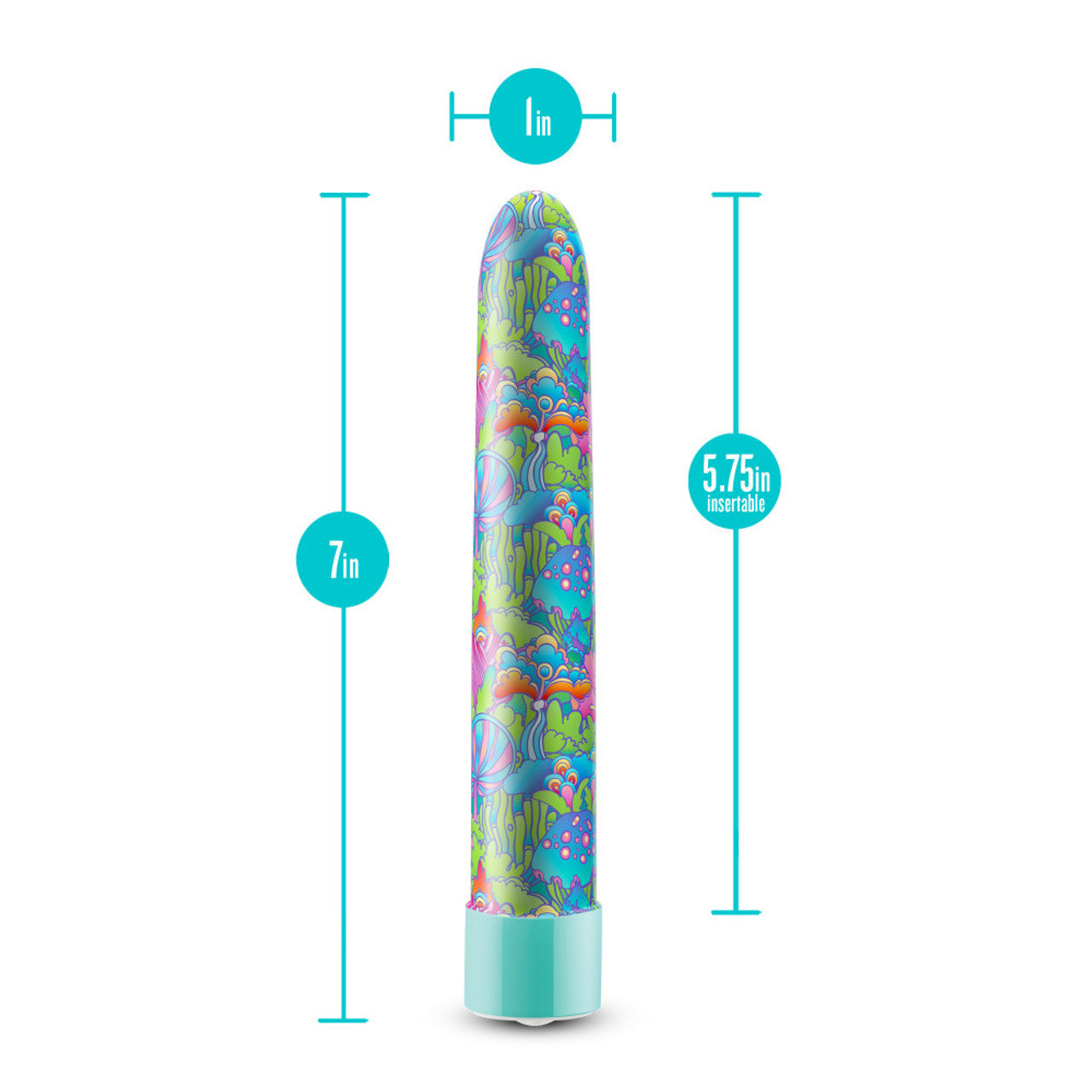 LIMITED ADDICTION UTOPIA 7 IN RECHARGEABLE VIBE AQUA