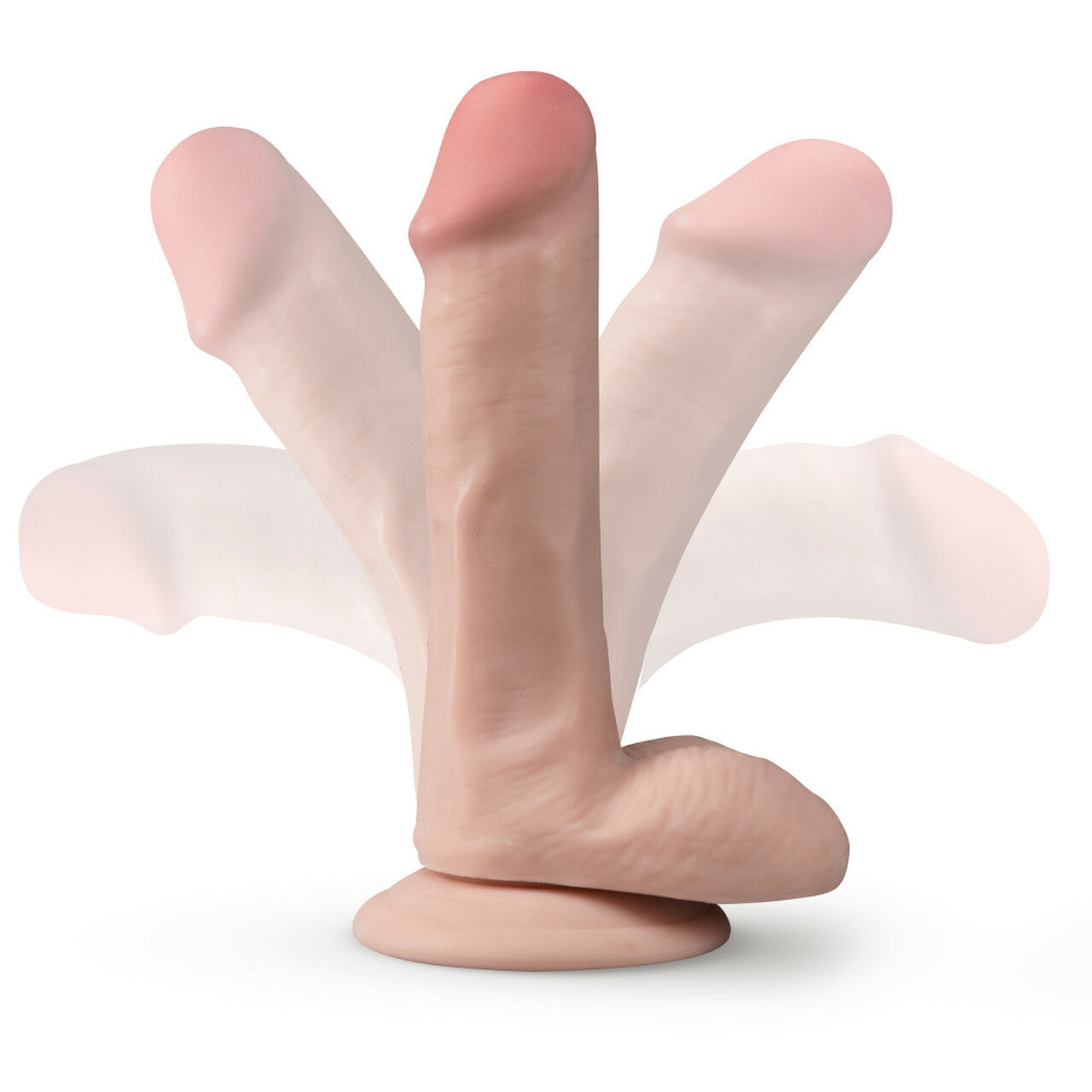 DR SKIN PLUS 6IN POSEABLE DILDO VANILLA