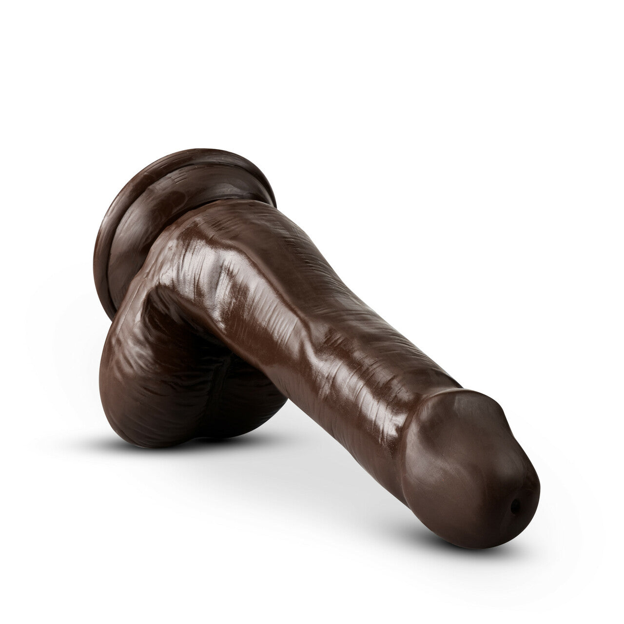 DR SKIN PLUS 6IN POSEABLE DILDO CHOCOLATE