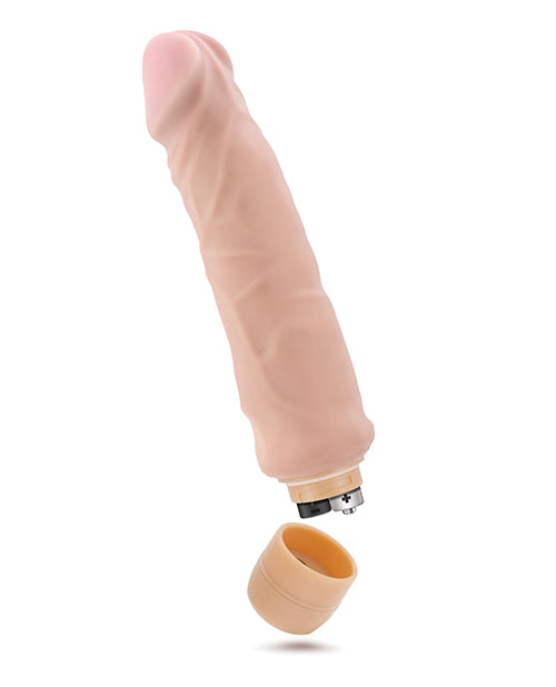 X5 9IN HARD ON VIB DILDO NATURAL