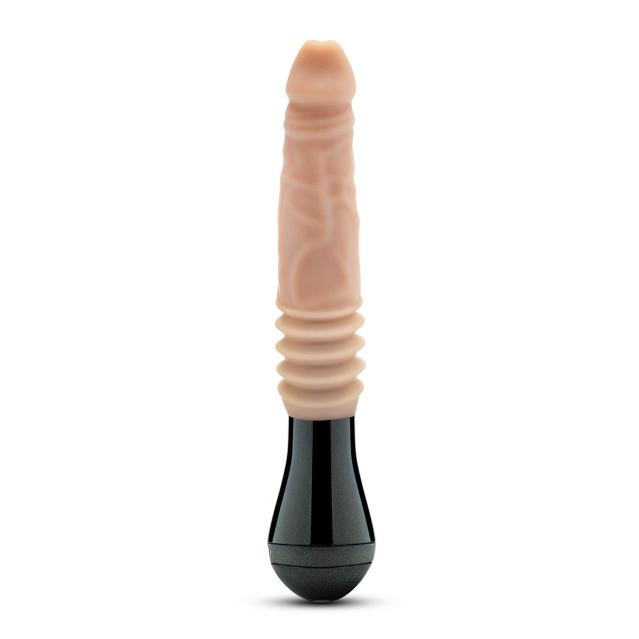 DR. SKIN DR. KNIGHT THRUSTING GYRATING VIBRATING DILDO BEIGE
