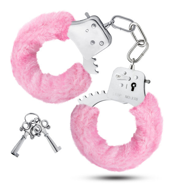TEMPTASIA FURRY PINK CUFFS