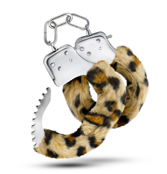 TEMPTASIA FURRY LEOPARD CUFFS