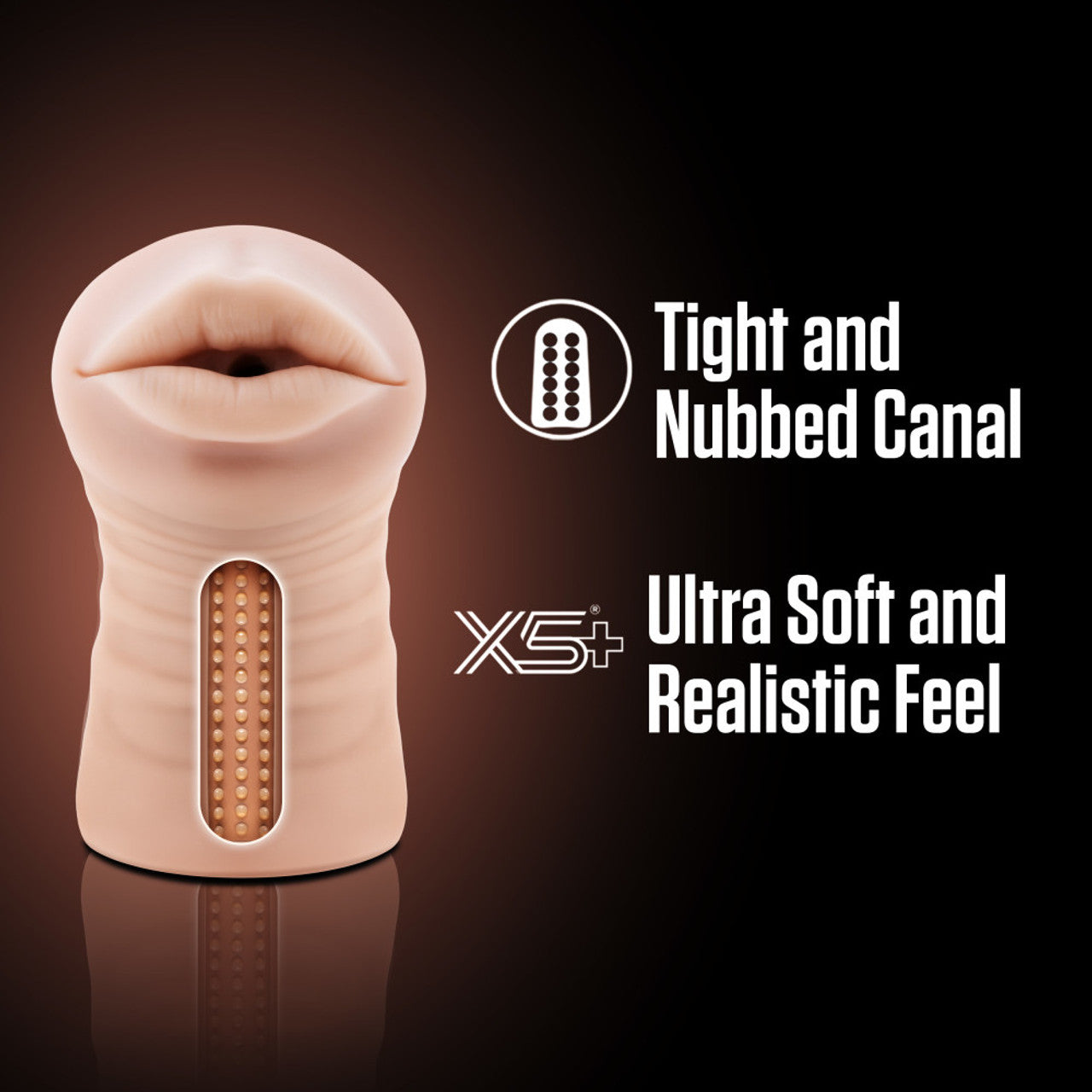 ENLUST NICOLE VIBRATING STROKER BEIGE