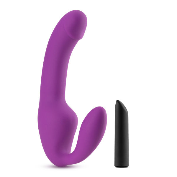 TEMPTASIA CYRUS STRAPLESS SILICONE DILDO PURPLE
