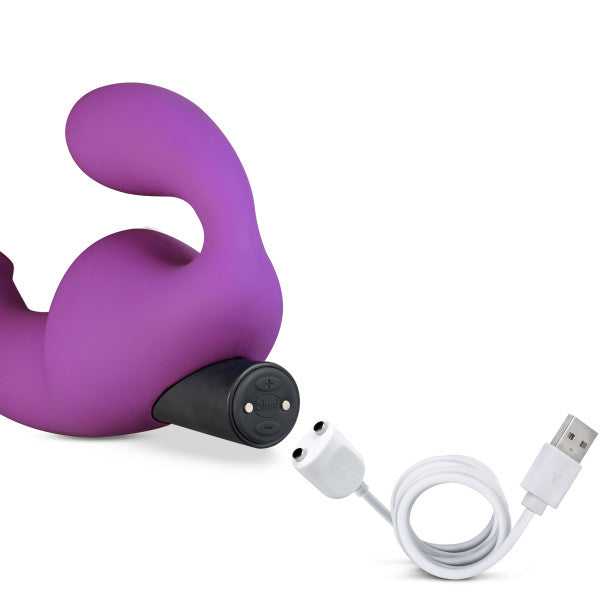 TEMPTASIA CYRUS STRAPLESS SILICONE DILDO PURPLE