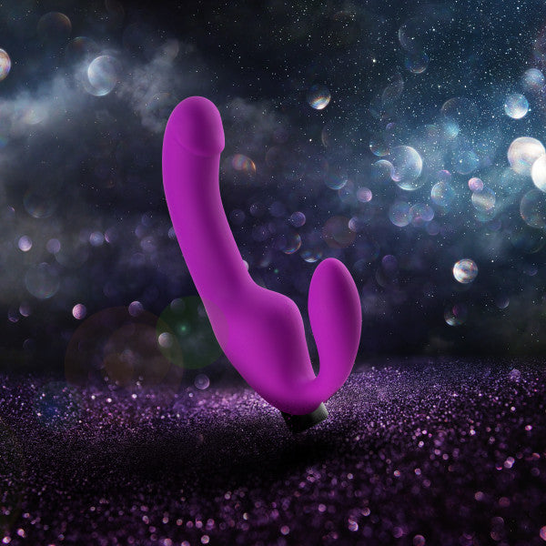 TEMPTASIA CYRUS STRAPLESS SILICONE DILDO PURPLE