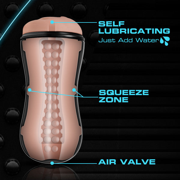 M FOR MEN SOFT & WET SELF LUBRICATING STROKER CUP VANILLA
