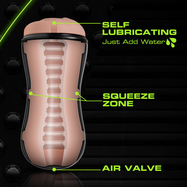 M FOR MEN SOFT & WET SELF LUBRICATING STROKER CUP VANILLA