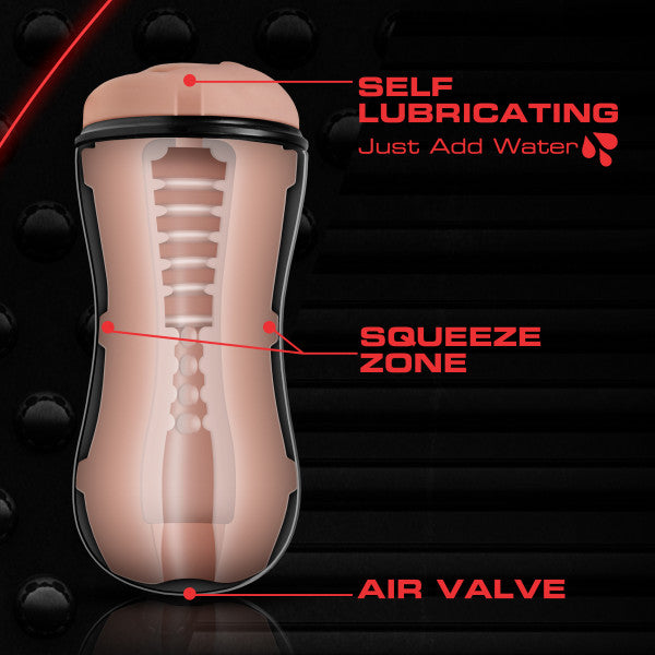 M FOR MEN SOFT & WET SELF LUBRICATING STROKER CUP VANILLA