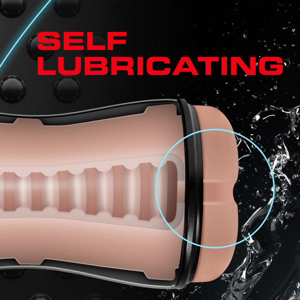 LOVERBOY BAD BOY NEXT DOOR SELF LUBRICATING STROKER BEIGE