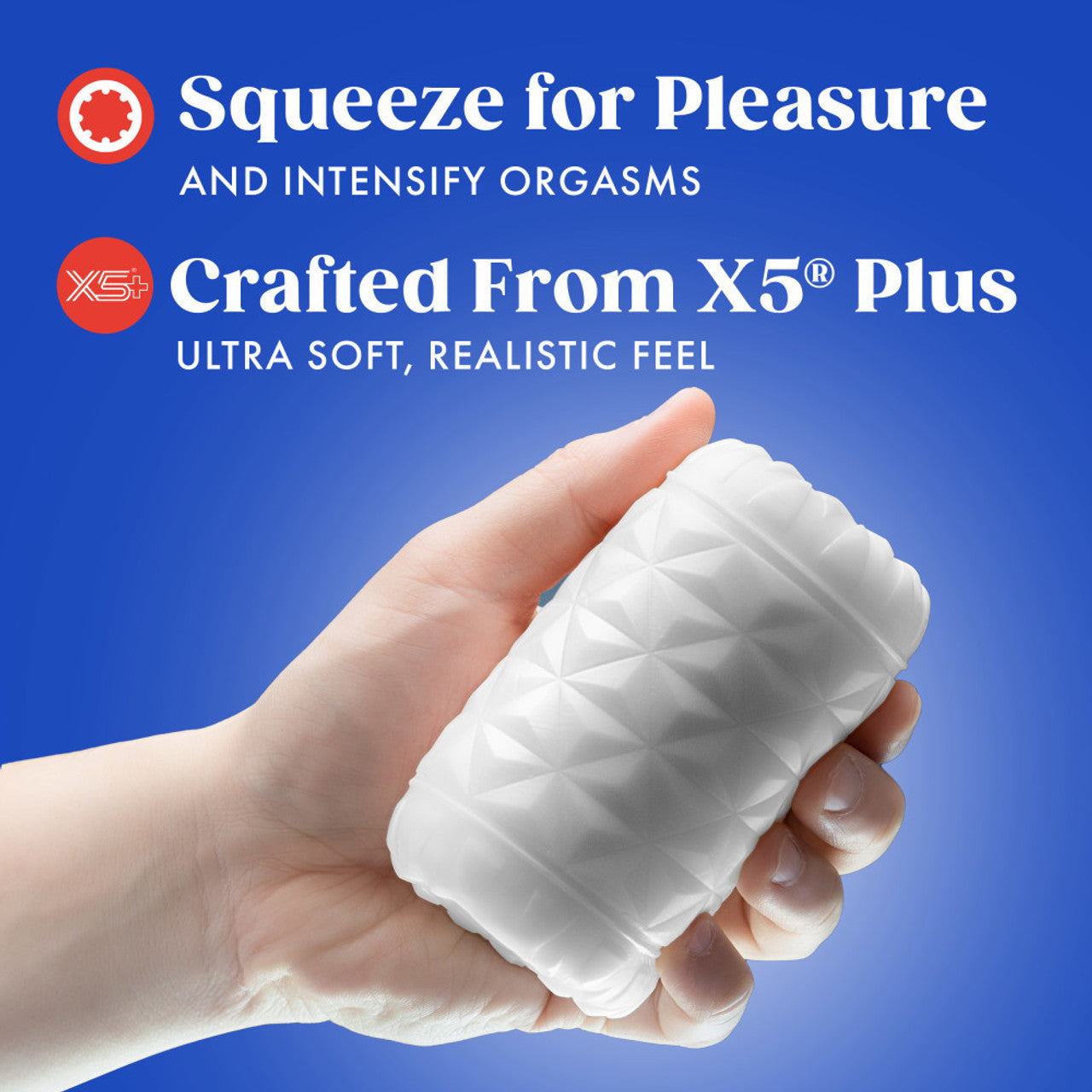 RIZE REAKT SELF LUBRICATING STROKER WHITE