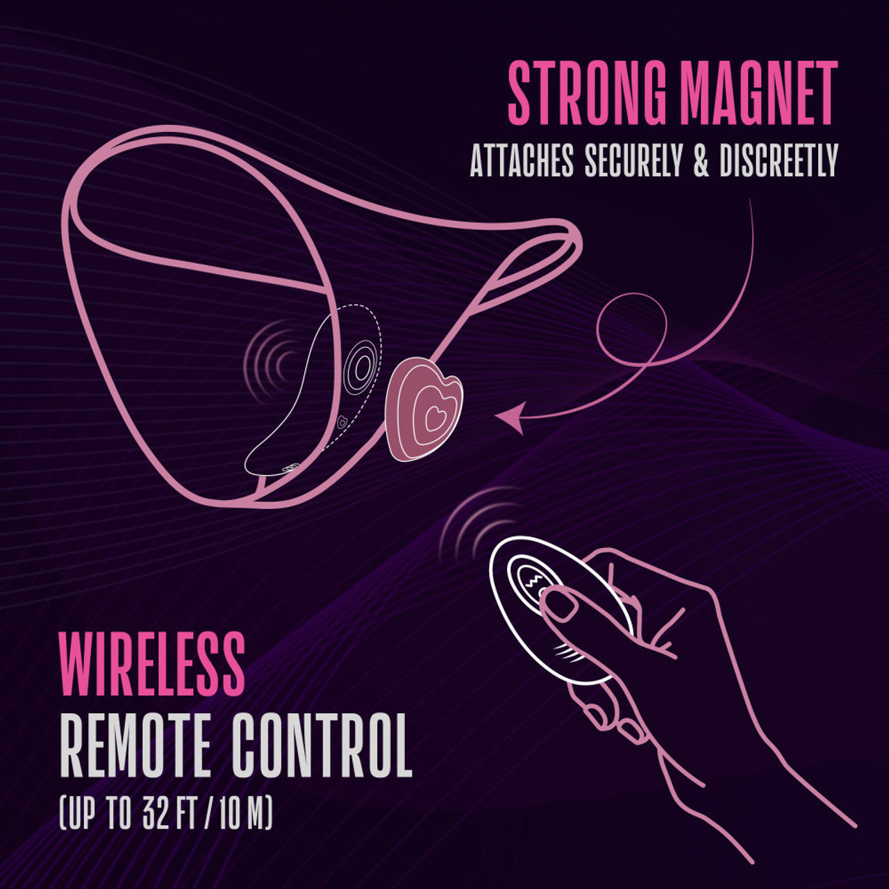 TEMPTASIA HEARTBEAT PANTY VIBE W/ REMOTE PINK