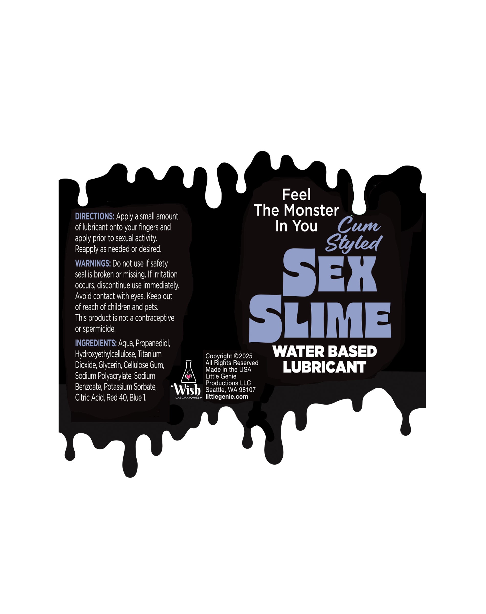 SEX SLIME CUM STYLE PURPLE 4 OZ