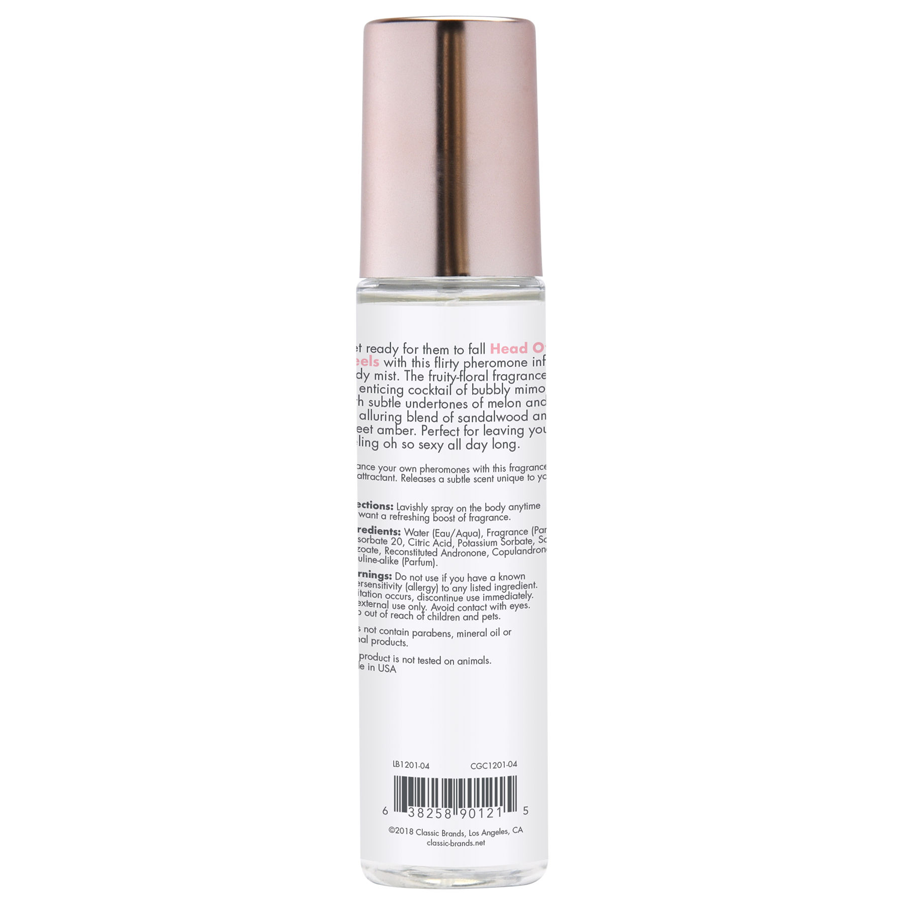 CGC BODY MIST W/ PHEROMONES HEAD OVER HEELS 3.5 FL OZ