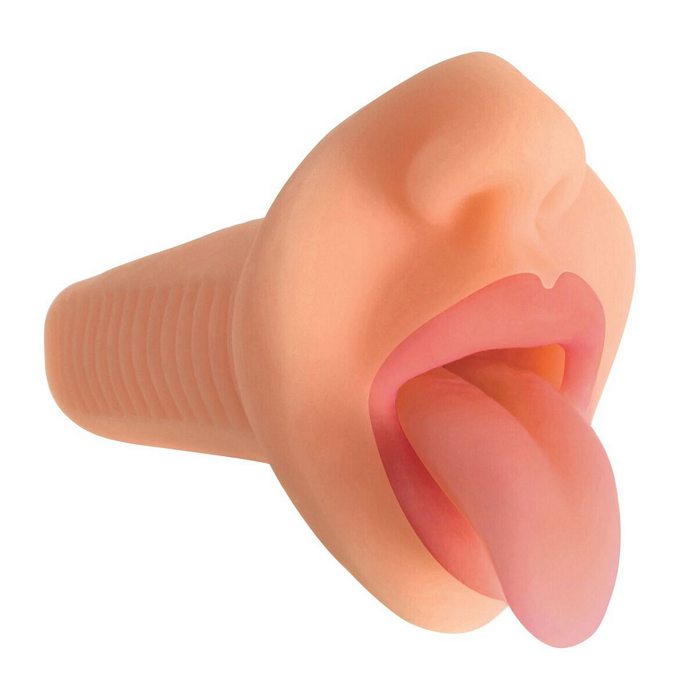 MISTRESS COURTNEY MOUTH STROKER VANILLA