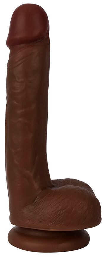 THINZ SLIM DONG 7IN W/BALLS CHOCOLATE