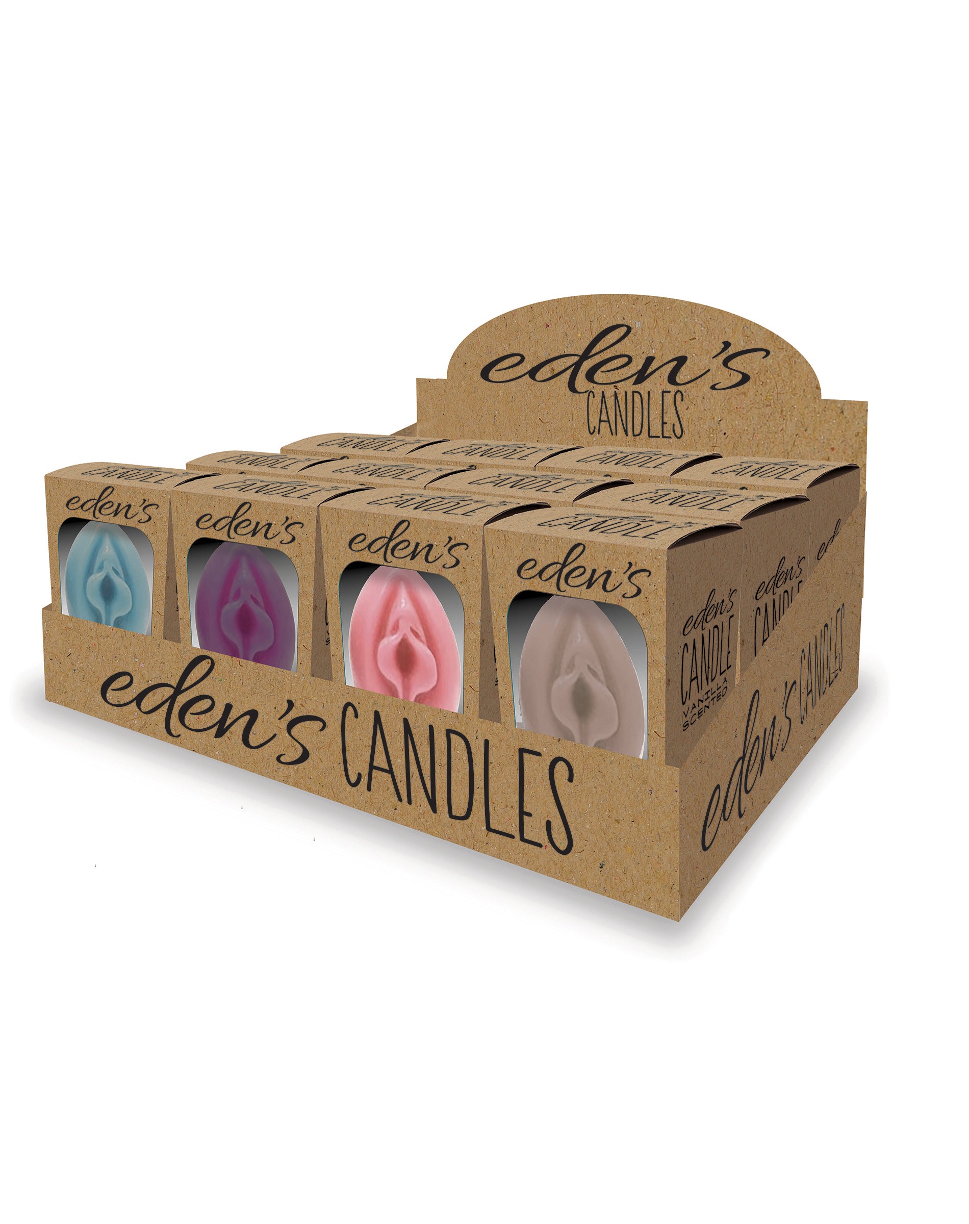 EDEN'S CANDLES VJAY 12 PC DISPLAY