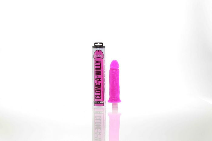 CLONE A WILLY HOT PINK GLOW IN THE DARK