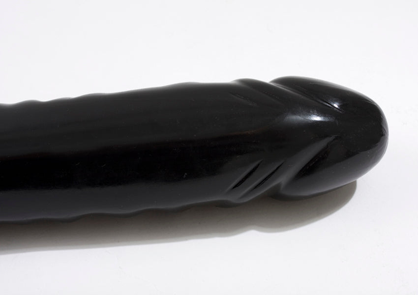VEINED DBL HEADER-BLACK 18IN CD