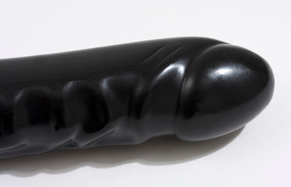 VEINED DBL HEADER-BLACK 18IN CD